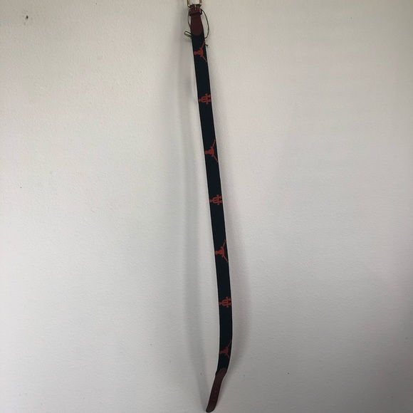 SMATHERS & BRANDON UT LONGHORNS NEEDLEPOINT BELT - Picture 2 of 5